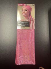 RED BY KISS SILKY SYLEZ X KEYSHIA COLE GLITTER WRAP SCARF