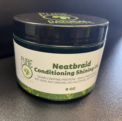 PURE O NEATBRAID CONDITIONING SHINING GEL 8oz