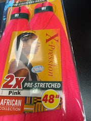 SENSATIONNEL KANEKALON 2X X-PRESSION PRE STRETCHED BRAID 48″