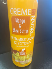 CREME OF NATURE MANGO & SHEA BUTTER ULTRA MOISTURIZING CONDITIONER 12 OZ