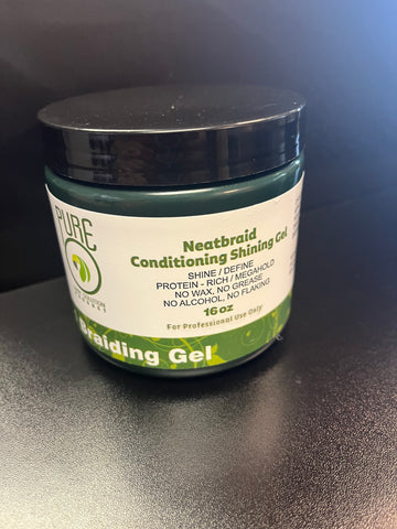 PURE O NEATBRAID CONDITIONING SHINING GEL 16oz