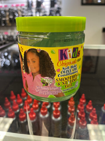 KIDS ORIGINALS SOFT HOLD OLIVE OIL CONDITIONING SMOOTHING & STYLING GEL 15 OZ*