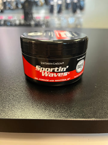SPORTIN' WAVES GEL POMADE WITH WAVITROL 3.5oz