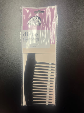 DIANE #D145 8 3/4" TALL TOOTH DETANGLE COMB