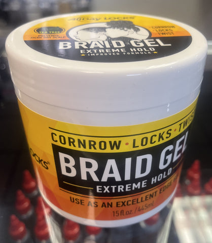 ALL DAY LOCKS EXTREME HOLD BRAID GEL 15OZ