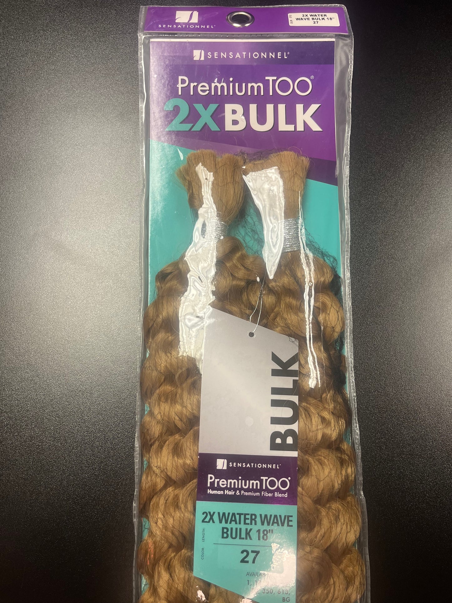 SENSATIONNEL PREMIUM TOO HUMAN BLEND BRAID 2X WATER WAVE BULK 18"