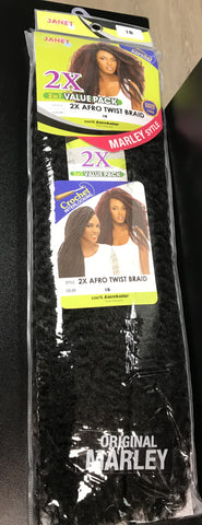 JANET COLLECTION - 2X AFRO MARLEY BRAID