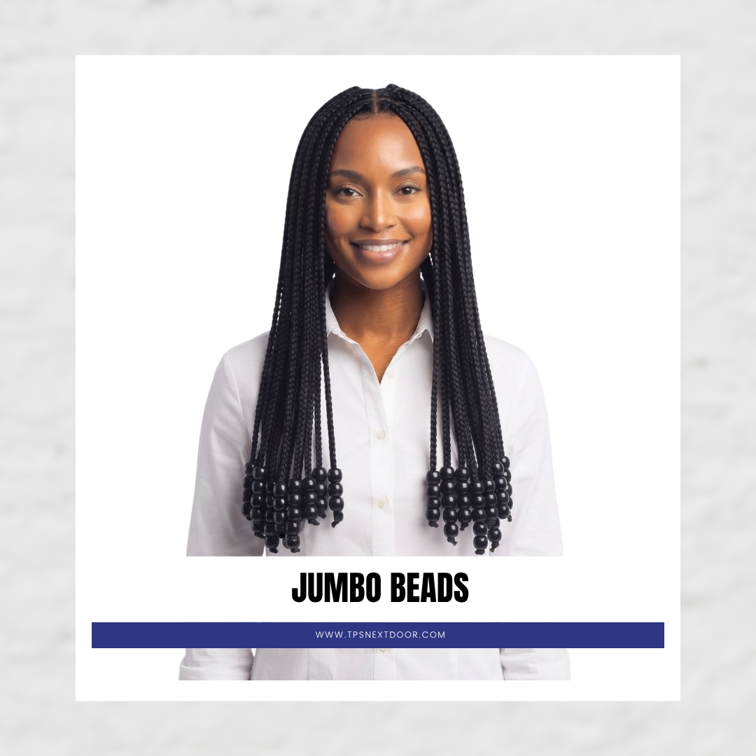 JUMBO ROUND BEADS (BLACK)