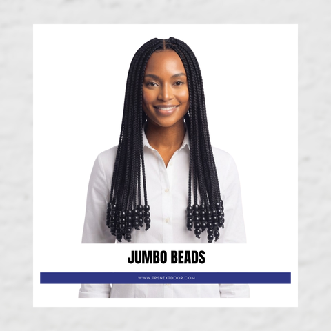 JUMBO ROUND BEADS (BLACK)