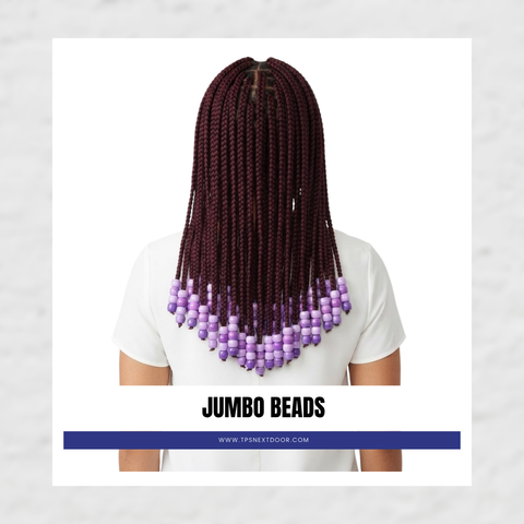 JUMBO ROUND BEADS (PURPLE ASSORTED)