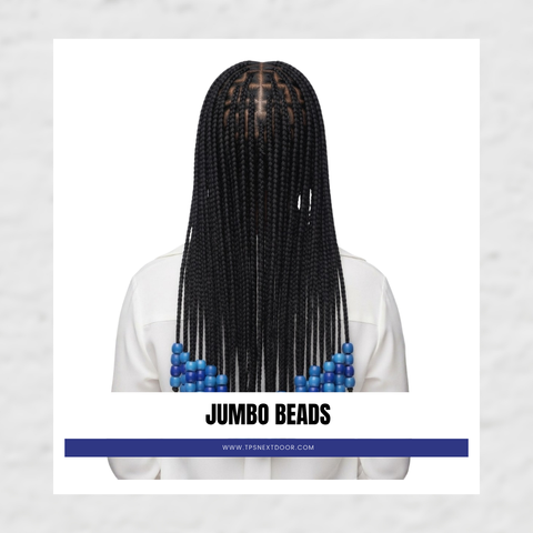 JUMBO ROUND BEADS (BLUE ASSORTED)