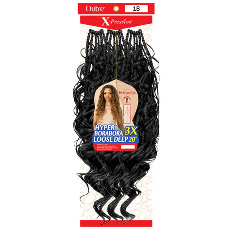 XPRESSION - TWISTED UP HYPER 3X BORABORA LOOSE DEEP 20 IN