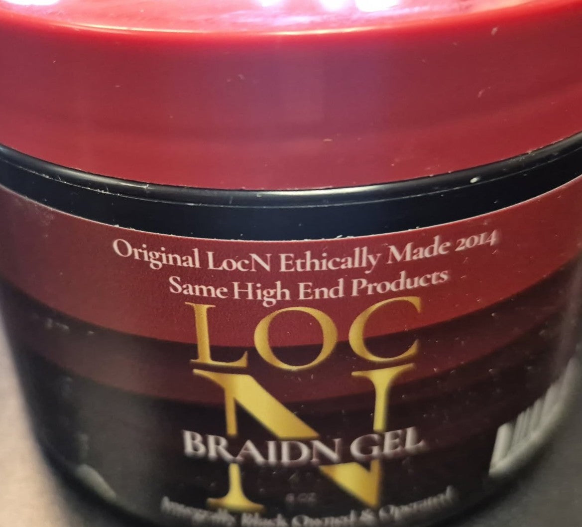 LOC N BRAIDING GEL 8 OZ