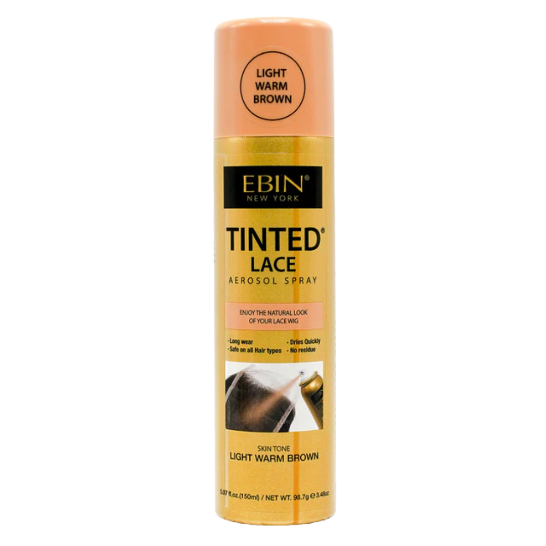 EBIN TINTED LACE SPRAY (LIGHT WARM BROWN)