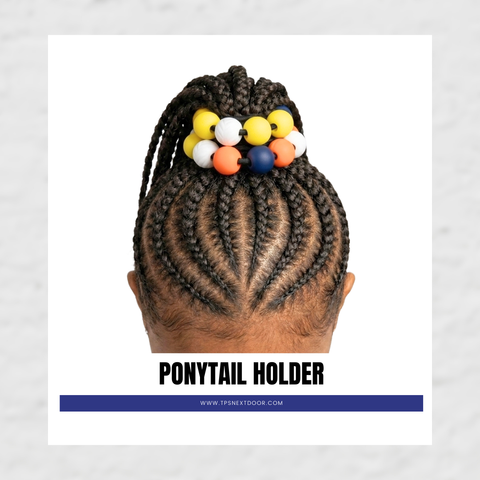 PONYTAIL HOLDERS 40MM (ASSORTED 3)