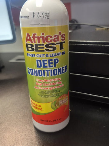 AFRICA'S BEST RINSE-OUT & LEAVE-IN DEEP CONDITIONER 12 OZ