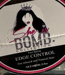 SHE IS BOMB FAST DRYING EDGE CONTROL 3.5 OZ