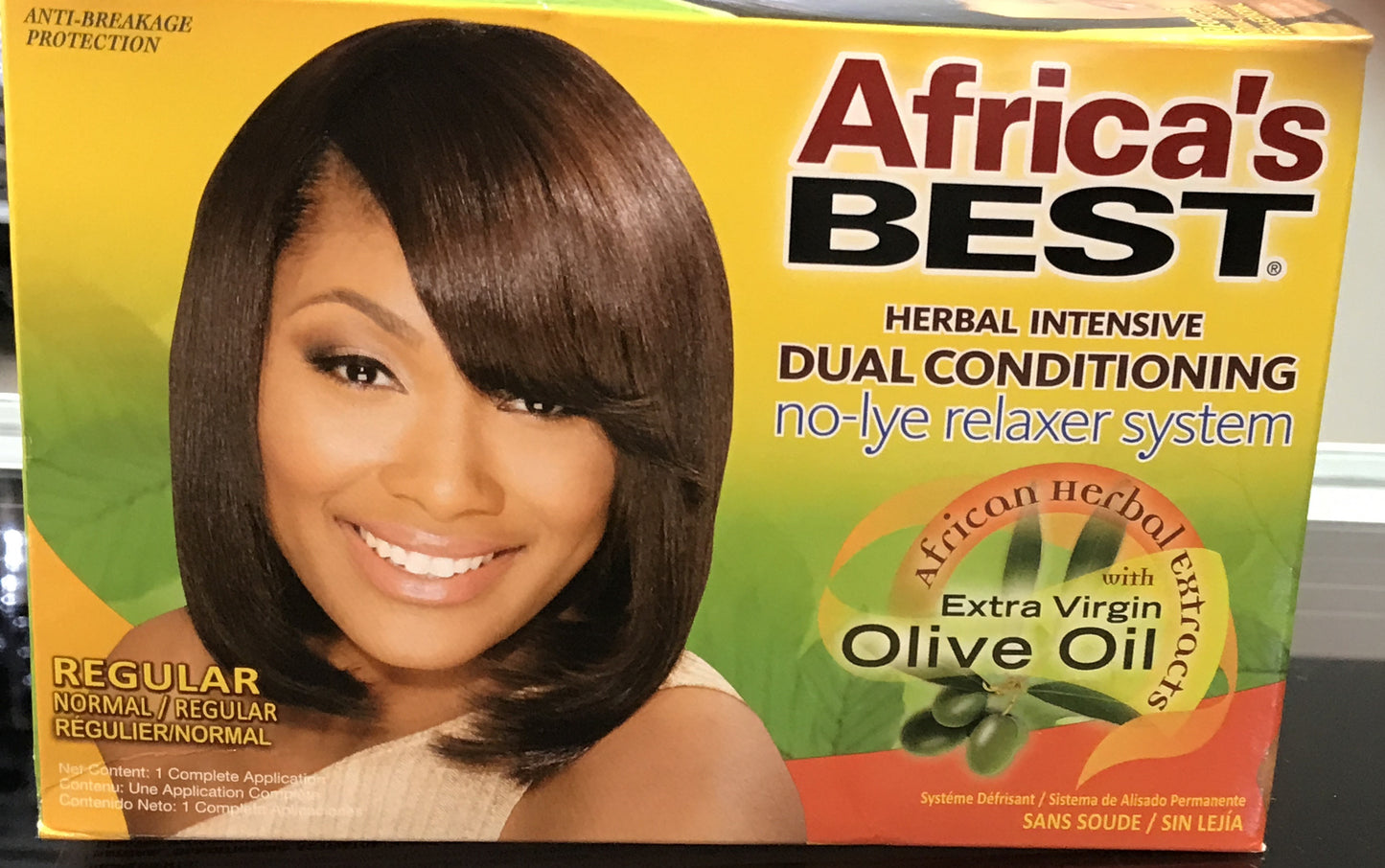 AFRICA'S BEST DUAL CONDITIONING NO-LYE RELAXER SYSTEM KIT - REGULAR