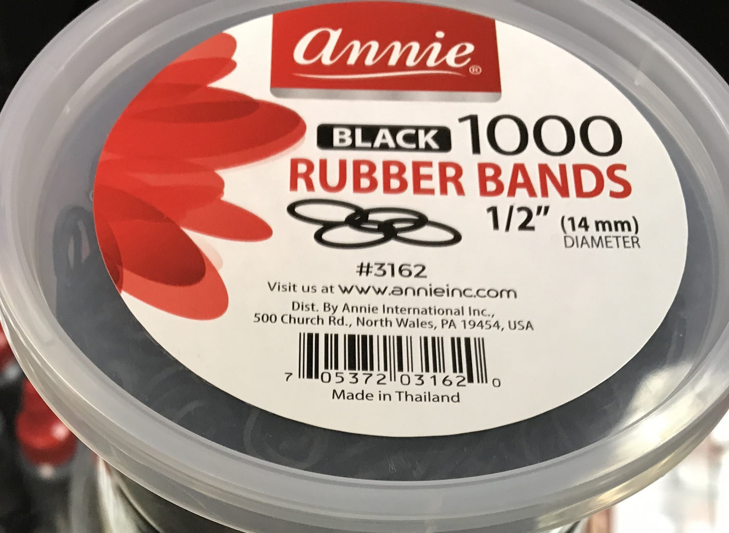 ANNIE 1000 RUBBER BANDS 1/2 INCH