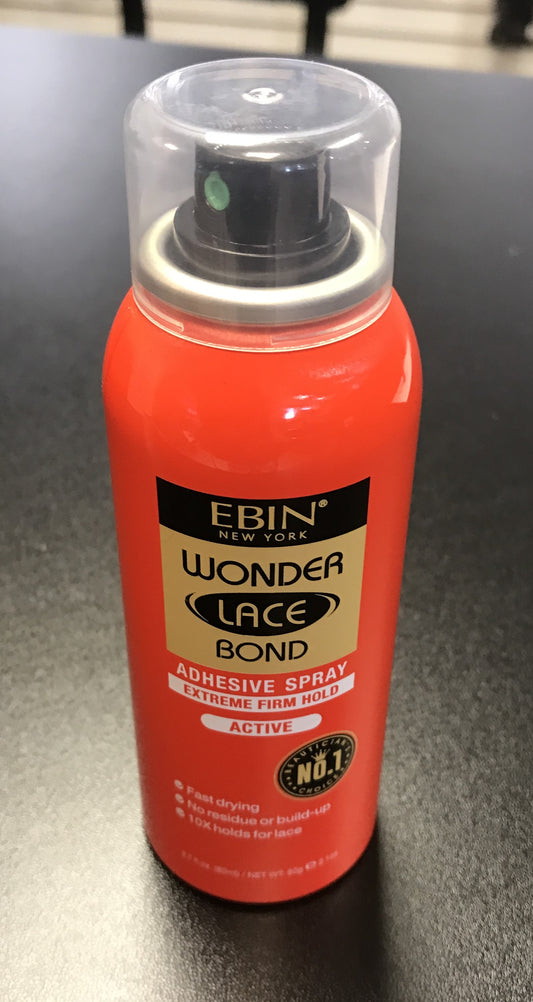 EBIN NEW YORK WONDER LACE BOND ADHESIVE SPRAY EXTREME FIRM HOLD 2.7 OZ