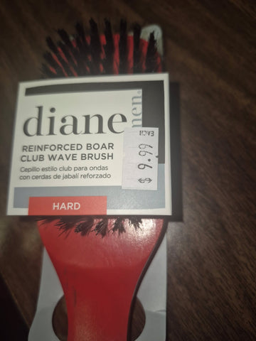 DIANE #D8158 REINFORCED BOAR CLUB WAVE BRUSH