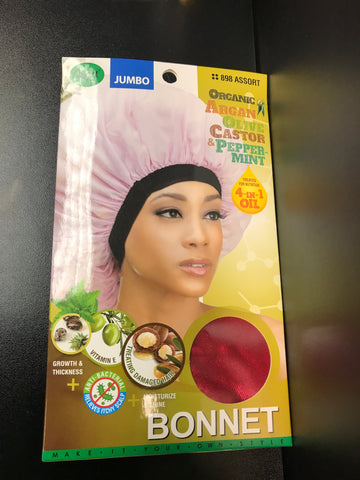 QFITT ORGANIC ARGAN + OLIVE OIL & SHEA BUTTER BONNET - JUMBO