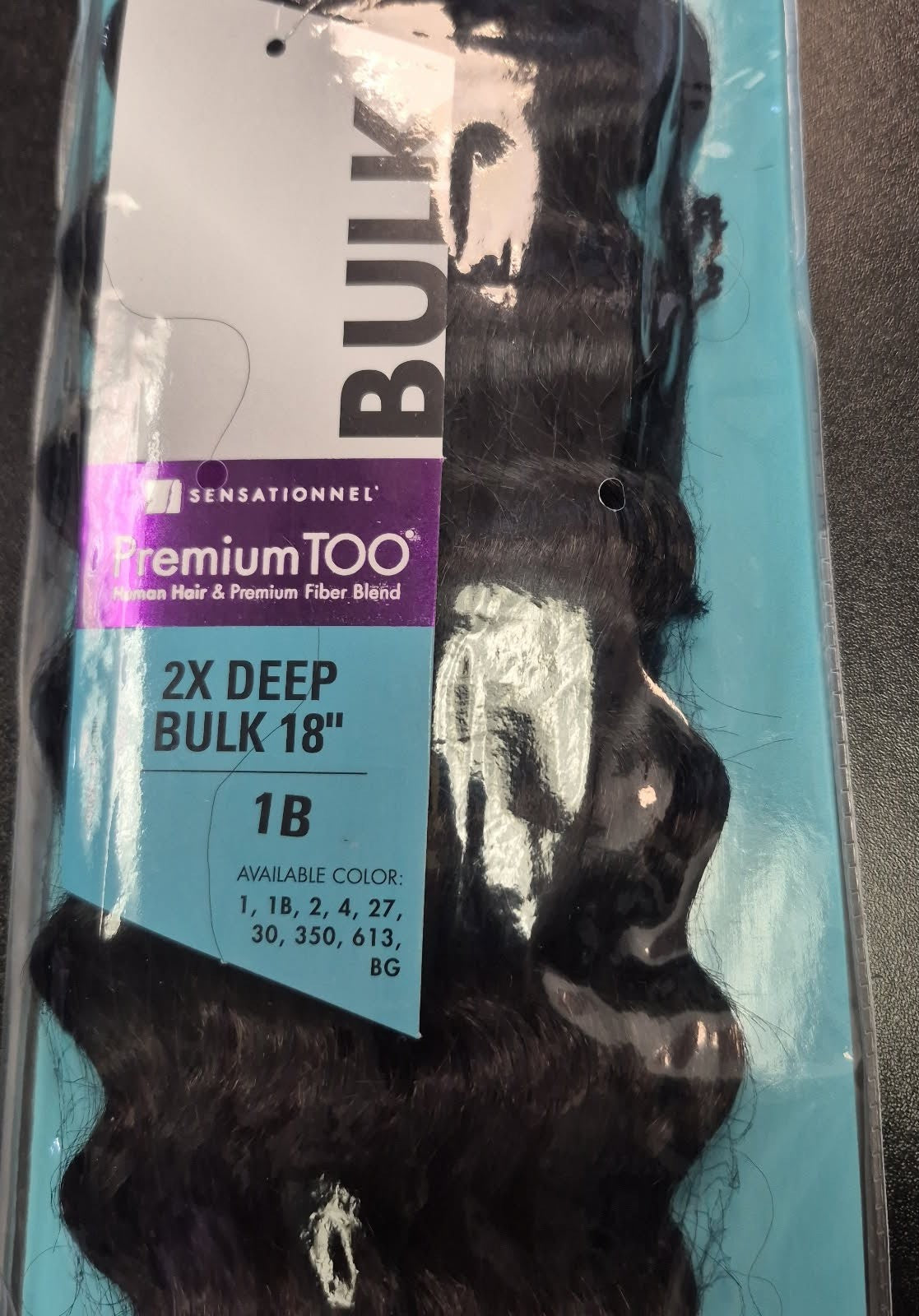 SENSATIONNEL PREMIUM TOO HUMAN BLEND BRAID 2X DEEP BULK 18"