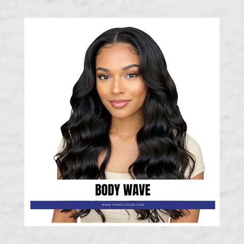 Weave: Human Hair Black Body Wave 18"