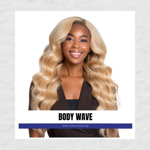 Weave: Human Hair Blonde Body Wave 18"