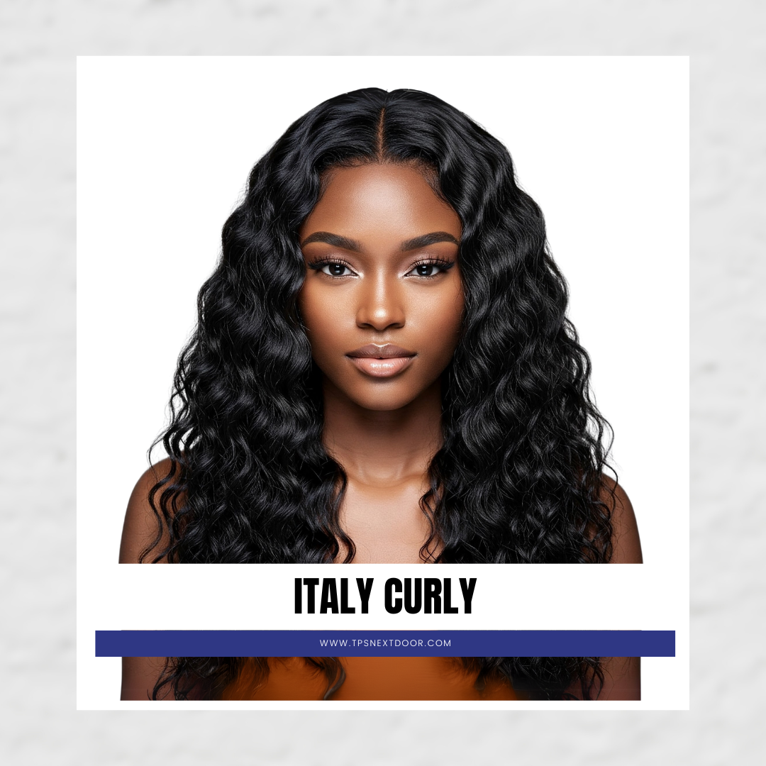 Weave: Human Hair Black Italy Curly 24"