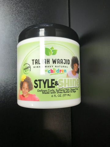 TALIAH WAAJID KINKY WAVY NATURAL FOR CHILDREN HERBAL STYLE & SHINE 6 OZ