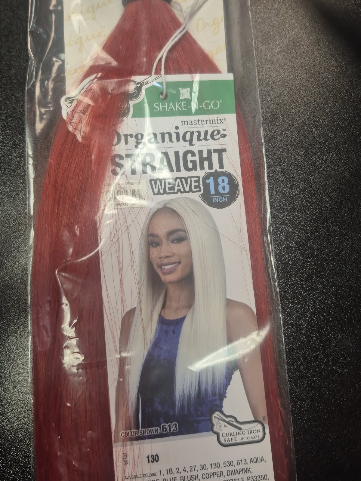 SHAKE N GO ORGANIQUE MASTERMIX WEAVE STRAIGHT 18 IN