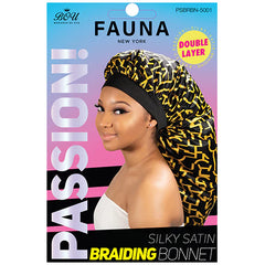 BOU FAUNA SILKY SATIN BRAIDING BONNET