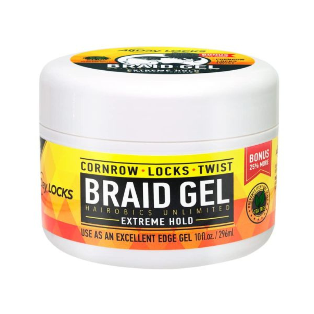 ALL DAY LOCKS EXTREME HOLD BRAID GEL 10 oz