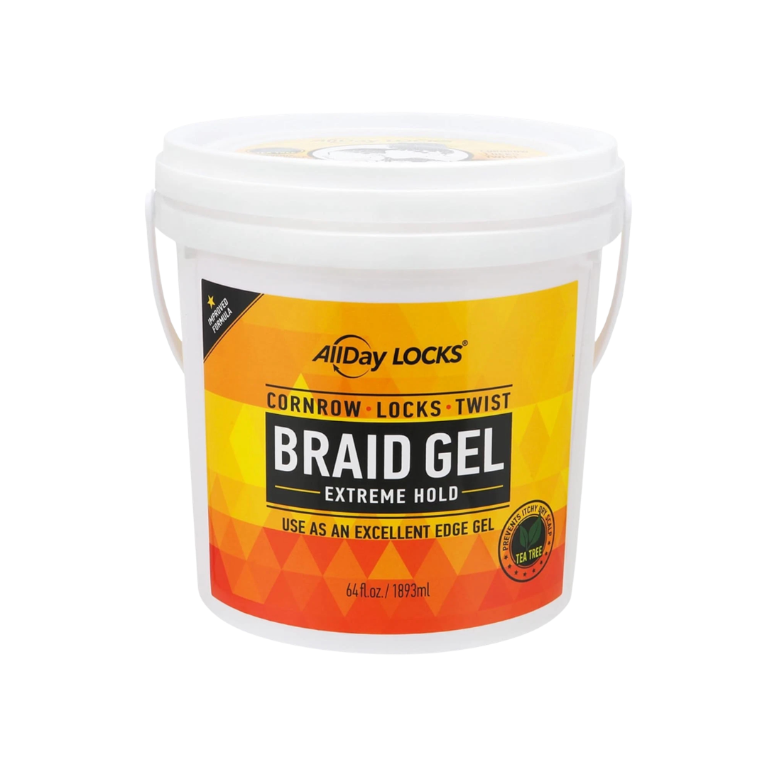 ALL DAY LOCKS EXTREME HOLD BRAID GEL 64 oz