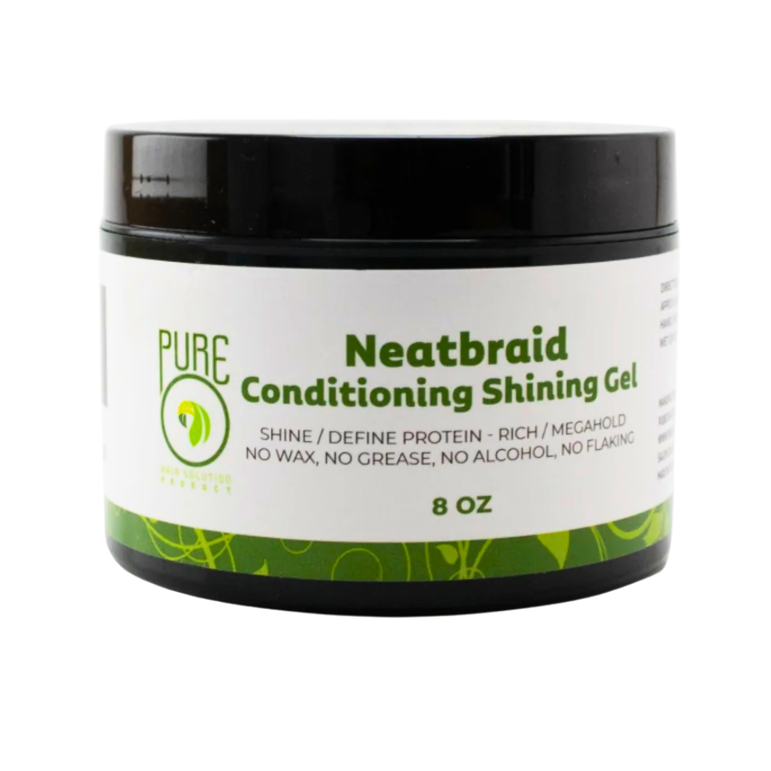 PURE O NEATBRAID CONDITIONING SHINING GEL 8 oz