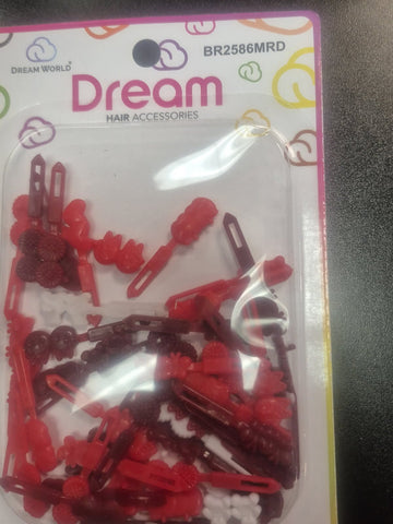 DREAM BARRETTES #83 MINI MIX 48 PACK