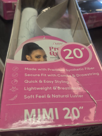 OUTRE SYNTHETIC PRETTY QUICK PONY - MIMI 20 IN