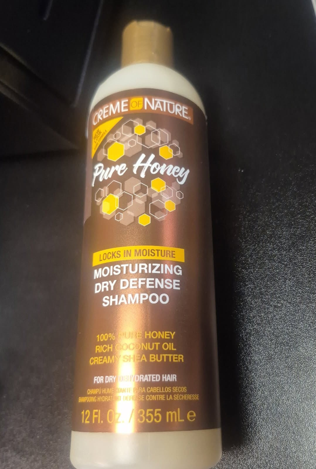 CREME OF NATURE PURE HONEY MOISTURIZING DRY DEFENSE SHAMPOO