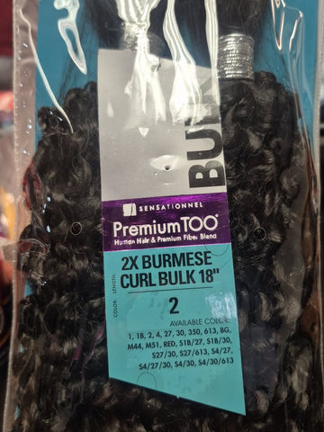 PREMIUM TOO 2X BURMESE CURL BULK 18 IN