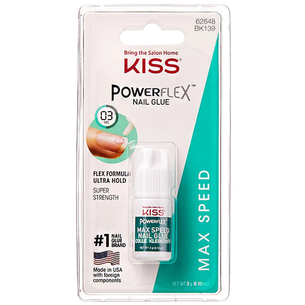 KISS POWERFLEX MAX SPEED NAIL GLUE 0.10 OZ