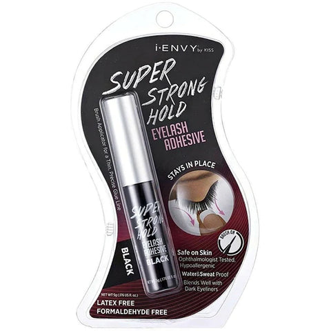 I-ENVY BY KISS SUPER STRONG HOLD EYELASH ADHESIVE BLACK KPEG05 1.76 OZ