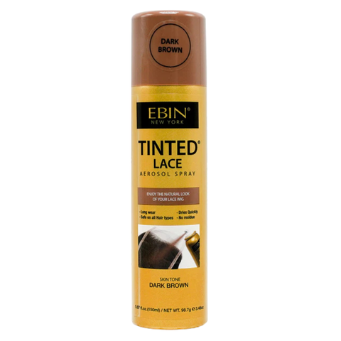 EBIN TINTED LACE SPRAY (DARK BROWN)