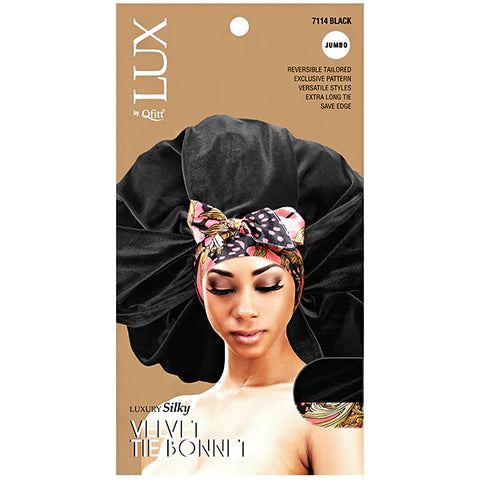 LUX BY QFITT LUXURY TIE BONNET