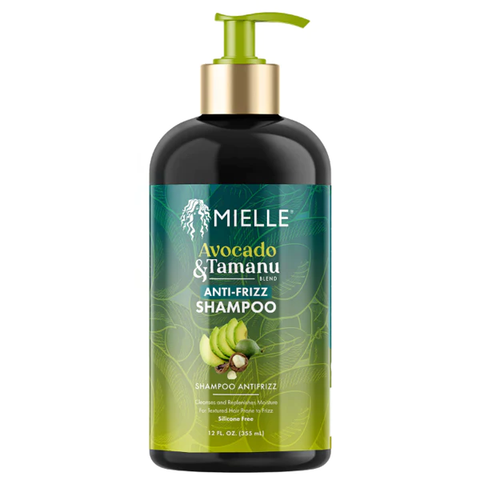 MIELLE AVOCADO & TAMANU ANTI-FRIZZ SHAMPOO 12oz PRODUCT STORE NEXT DOOR