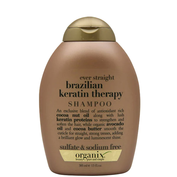 OGX EVER STRAIGHT BRAZILIAN KERATIN THERAPY SHAMPOO 13oz – THE