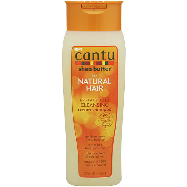 CANTU SHEA BUTTER SULFATE FREE CLEANSING CREAM SHAMPOO