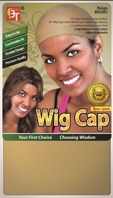 STOCKING WIG CAP – BEIGE - 2 WIGS PER PACKThe Product Store Next Door