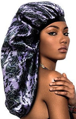 X-TRA LONG SILKY DESIGNED BONNET CAP (DOUBLE) - PAISLEY ASSORTEDThe Product Store Next Door