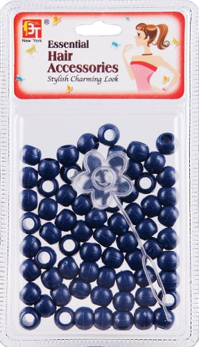 LARGE ROUND BEADS (NAVY)The Product Store Next Door